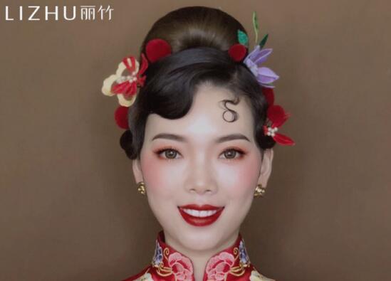 麗竹彩妝作品|中國古風(fēng)造型，不負(fù)一世韶光