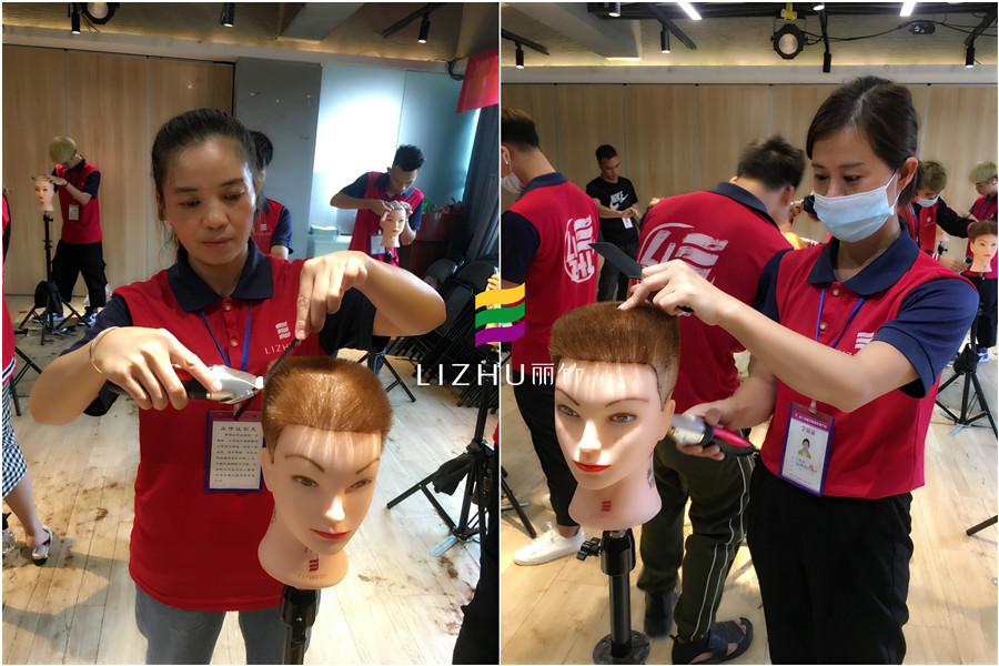 廣西美發(fā)課堂：男士剪裁班練習(xí)實況