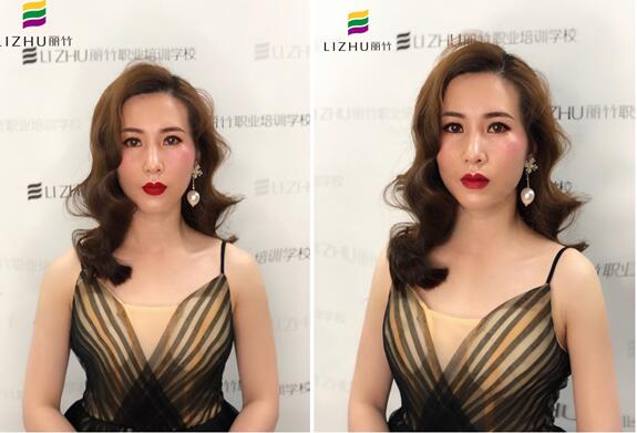 麗竹彩妝作品：簡約氣質名媛造型