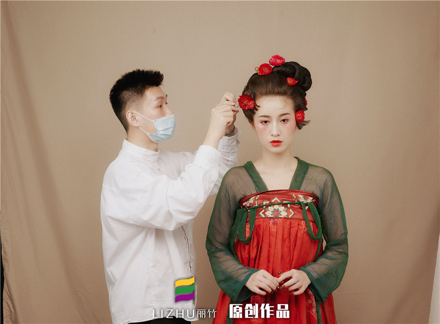 麗竹彩妝作品：溫婉古裝造型欣賞