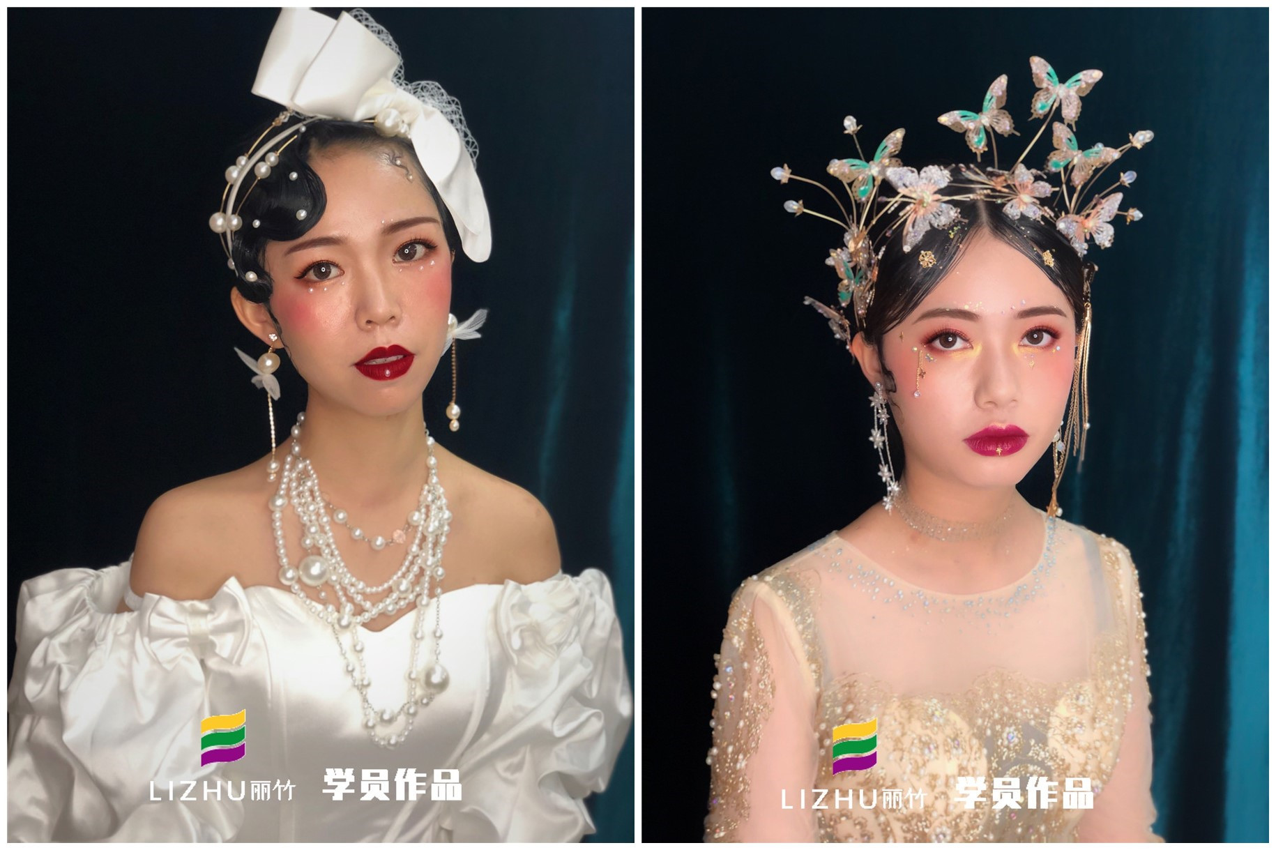 麗竹學(xué)校彩妝作品：輕奢?復(fù)古造型