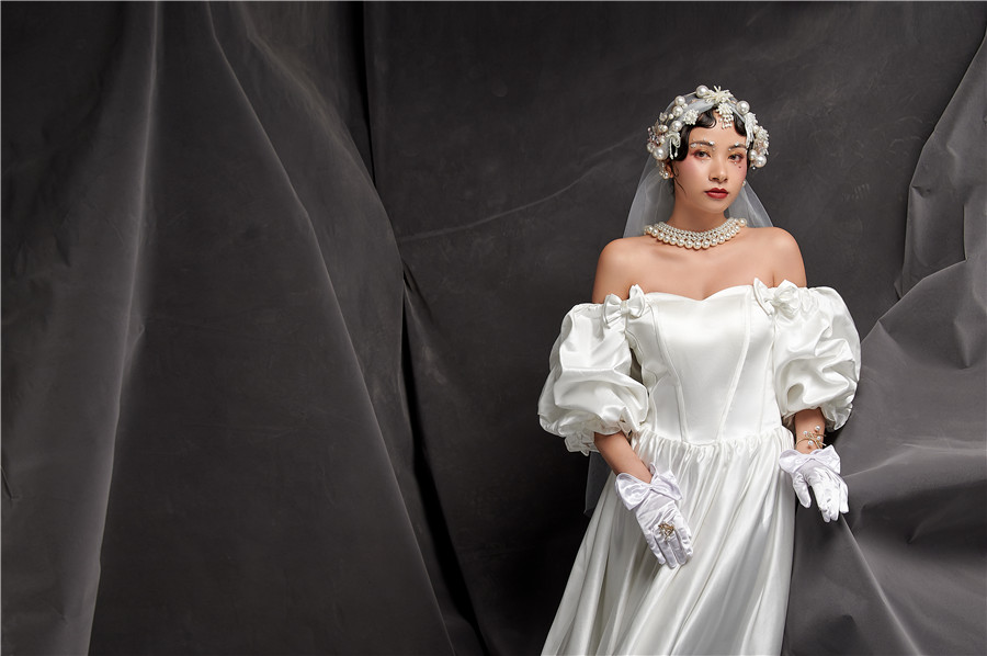 輕奢復古新娘造型