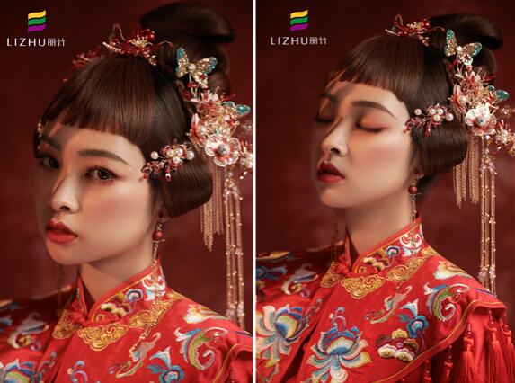 中式秀禾新娘，廣西正規(guī)化妝培訓(xùn)大放國(guó)風(fēng)魅力