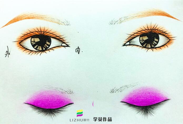 如何在紙上畫眼影？廣西專業(yè)化妝學(xué)校教你