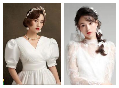 用韓式新娘造型作品，展示廣西化妝學(xué)校哪家口碑好