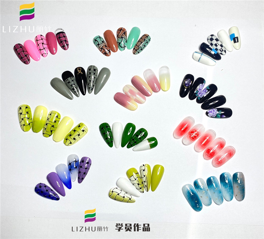 廣西美甲培訓(xùn)班：線(xiàn)條格紋美甲、日式暈染美甲