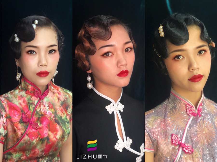 旗袍民國風(fēng)造型，告訴你南寧學(xué)彩妝哪家教得好