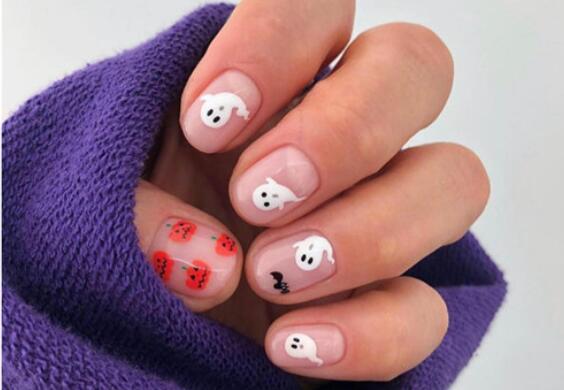 萬(wàn)圣節(jié)主題美甲推薦，南寧培訓(xùn)美甲分享