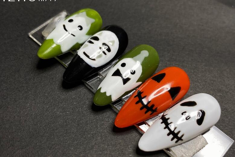 超可愛萬圣美甲，顯示南寧學(xué)美甲哪家實力強