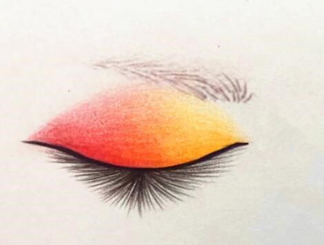 正確的眼影畫(huà)法，廣西教彩妝的機(jī)構(gòu)在演示手法