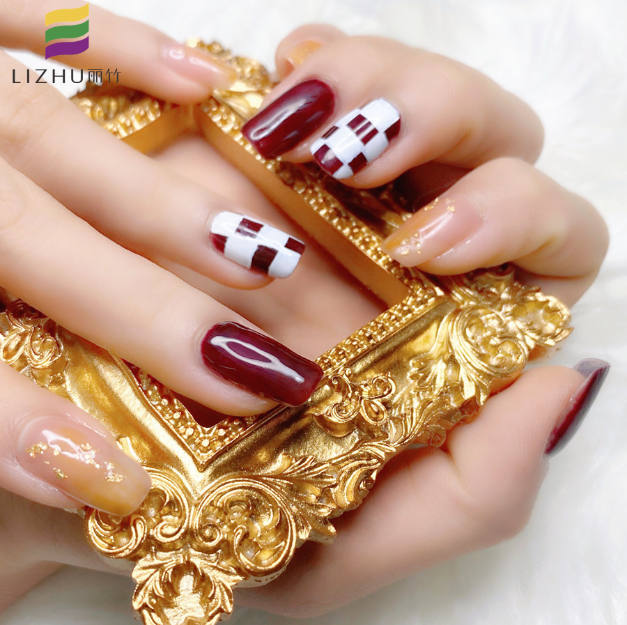 廣西網(wǎng)紅美甲學習：棋盤美甲