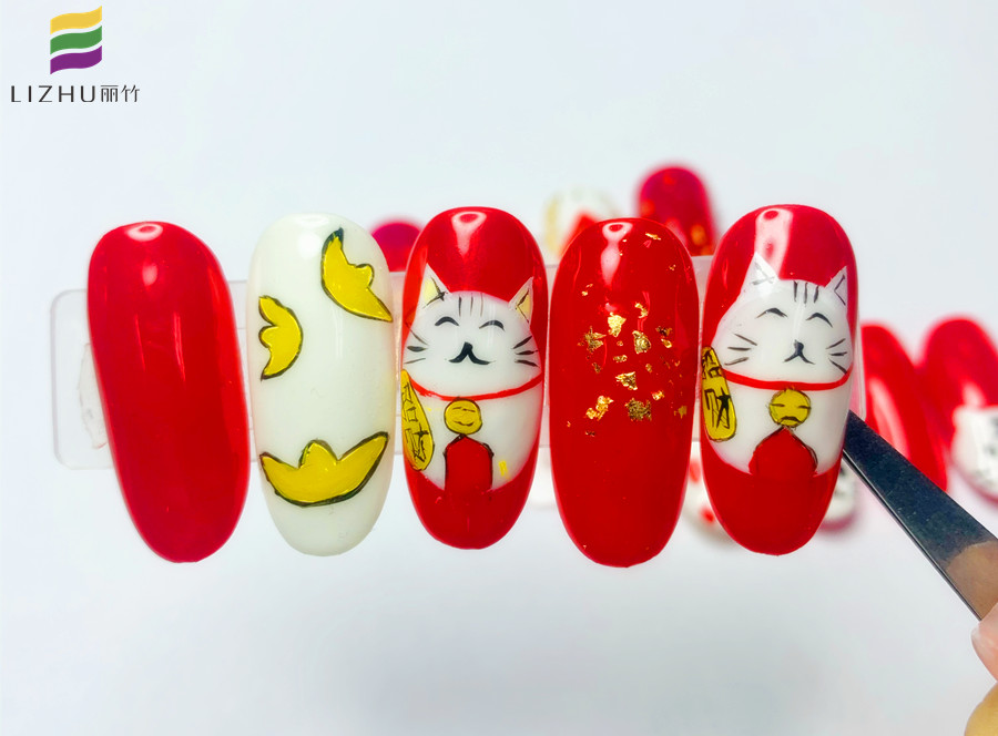 新年美甲，南寧專業(yè)美甲學校作品