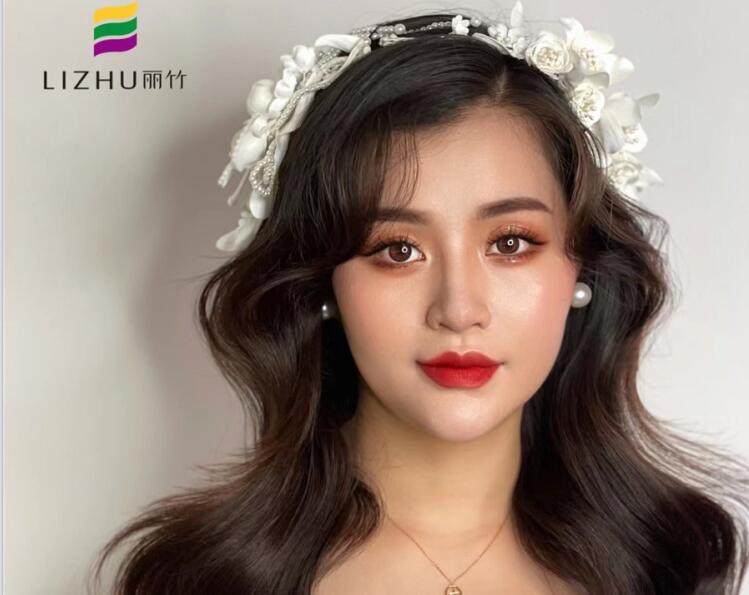 韓式披發(fā)新娘，彩妝化妝培訓(xùn)學(xué)校作品