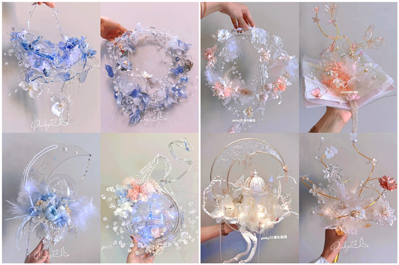 仙女新娘手捧花，南寧插花花藝培訓(xùn)邀你共賞