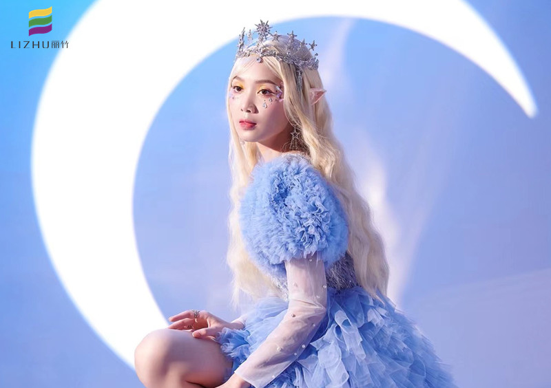 夢幻月光精靈造型，南寧彩妝培訓網紅作品