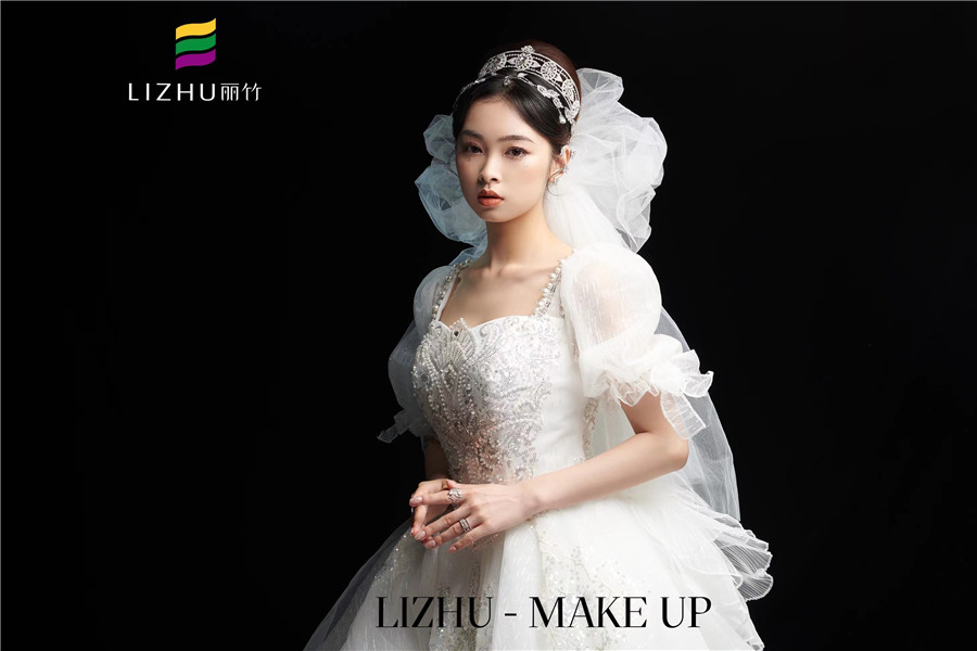 復(fù)古氣質(zhì)新娘，麗竹學(xué)校彩妝原創(chuàng)作品