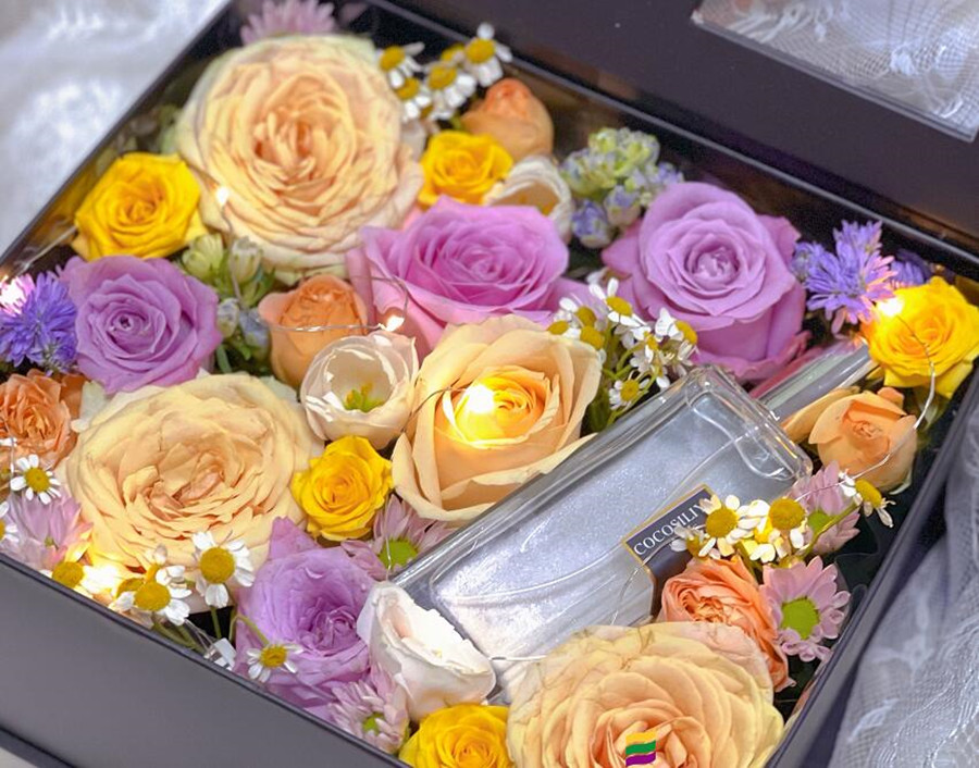 韓式花盒的特點(diǎn)，廣西花藝培訓(xùn)班詳細(xì)講解