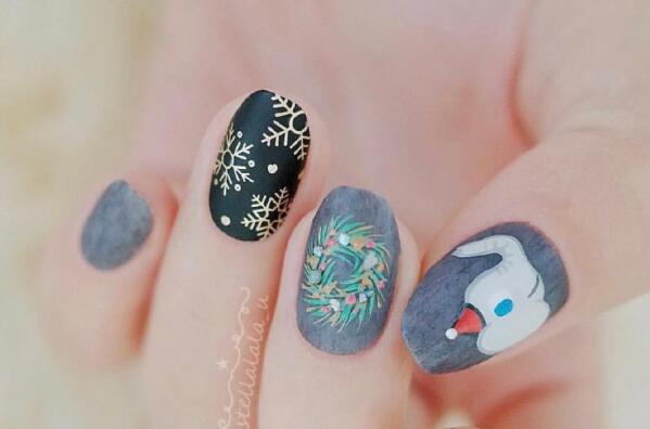 卡通美甲圖片，南寧網(wǎng)紅美甲培訓(xùn)班分享