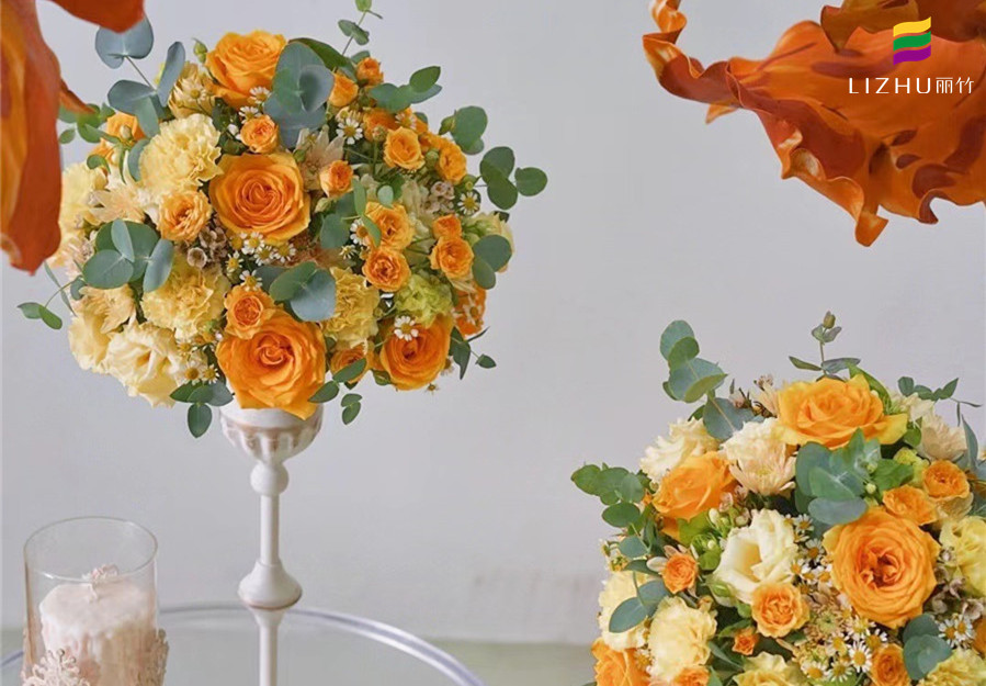 制作半球形桌花技巧，南寧插花學校浪漫分享