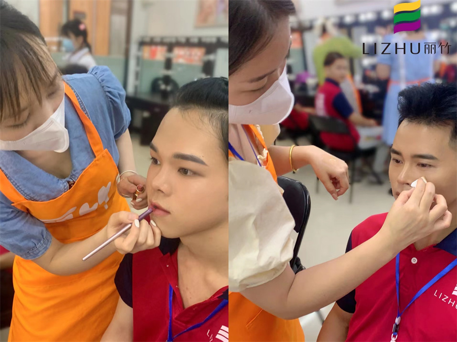 男士化妝技巧，南寧化妝學(xué)校分享課件