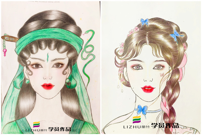 紙妝基礎圖練習，零基礎學化妝一點也不難