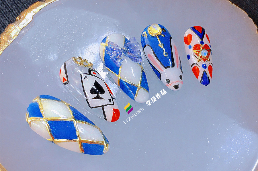 廣西專業(yè)美甲師培訓(xùn)班學(xué)員作品欣賞