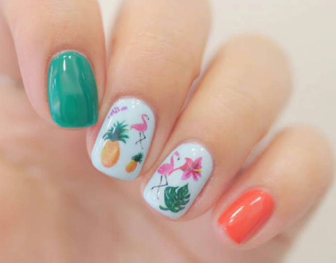 卡通彩繪美甲，南寧美甲教學(xué)網(wǎng)紅款分享