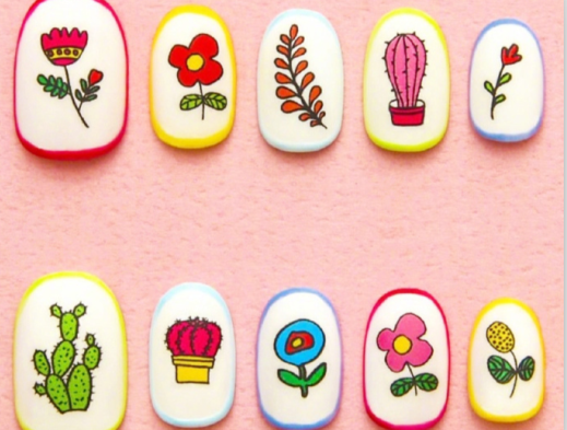 設計感藝術(shù)美甲，廣西網(wǎng)紅美甲培訓學校分享