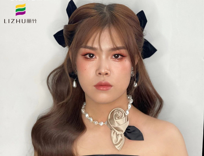 時(shí)尚禮服造型，廣西教化妝專業(yè)作品