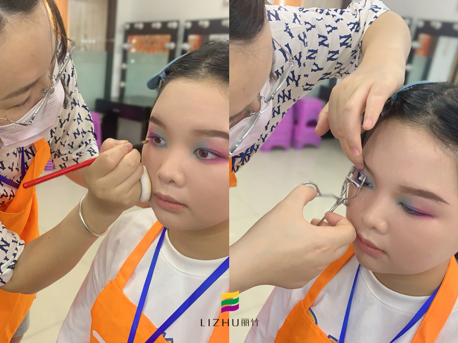 雙色眼影的畫法，南寧化學(xué)教學(xué)課件分享