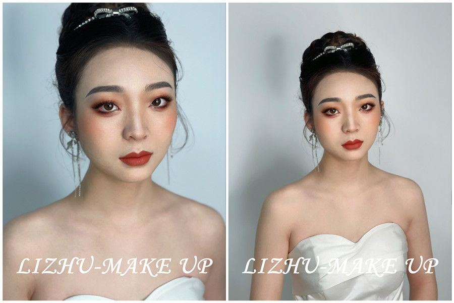 復(fù)古風(fēng)尚新娘造型，告訴你南寧彩妝職業(yè)技術(shù)哪家好