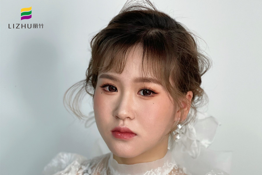 抽絲新娘造型，廣西美妝專業(yè)造型學校學員作品