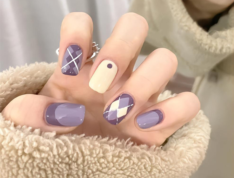 格子美甲，復(fù)古美甲 | 南寧美甲師培訓(xùn)班分享