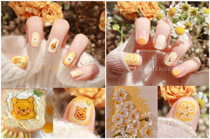 春天繁花美甲，南寧美甲造型款式學校推薦