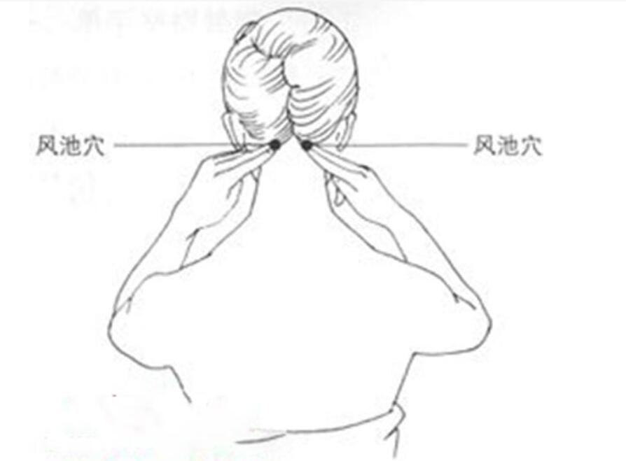 點(diǎn)按風(fēng)池有什么作用？南寧學(xué)美容經(jīng)絡(luò)
