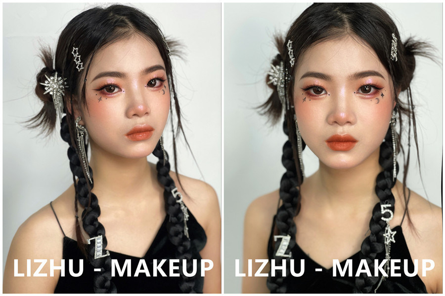 y2k寫(xiě)真造型，南寧彩妝寫(xiě)真造型培訓(xùn)班作品