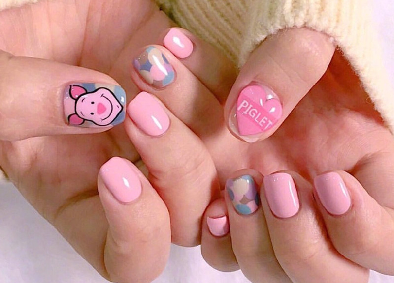 彩繪卡通美甲，南寧美甲培訓(xùn)機(jī)構(gòu)分享