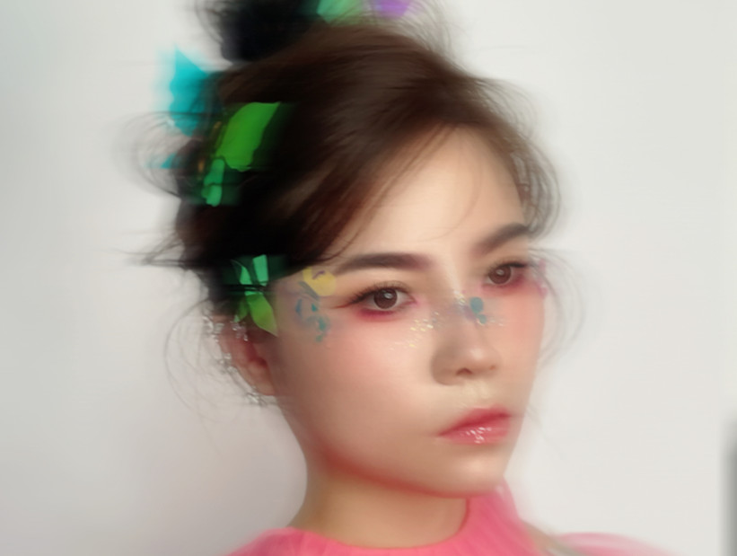 花樣抽絲新娘，廣西培訓(xùn)彩妝職業(yè)作品欣賞