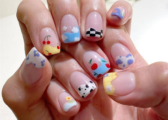 少女心可愛(ài)美甲，南寧零基礎(chǔ)學(xué)美甲