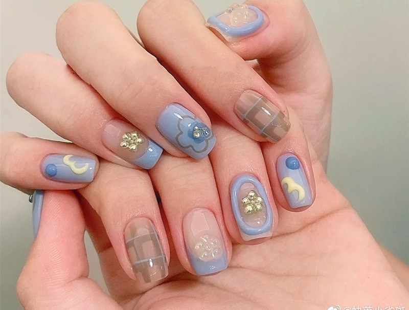 可愛手繪小短甲，零基礎學美甲技術