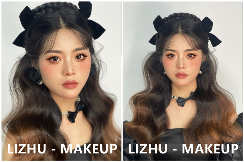 晚禮服造型，南寧培訓化妝師作品