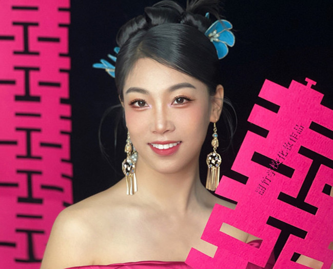 新娘晨袍造型，零基礎(chǔ)學(xué)新娘造型作品