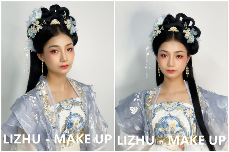 古代漢服造型，?南寧彩妝寫真培訓(xùn)作品