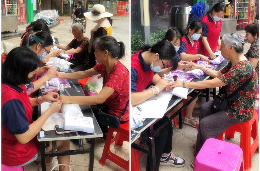 學(xué)以致用！南寧美甲學(xué)校社會(huì)實(shí)踐教學(xué)