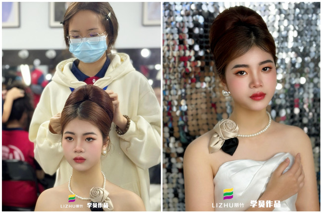 復(fù)古新娘造型，零基礎(chǔ)學(xué)彩妝造型作品 