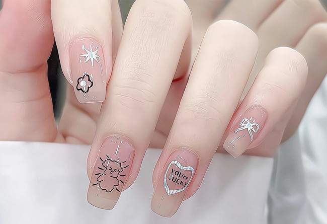 秋冬顯白裸色美甲，南寧美甲店推薦