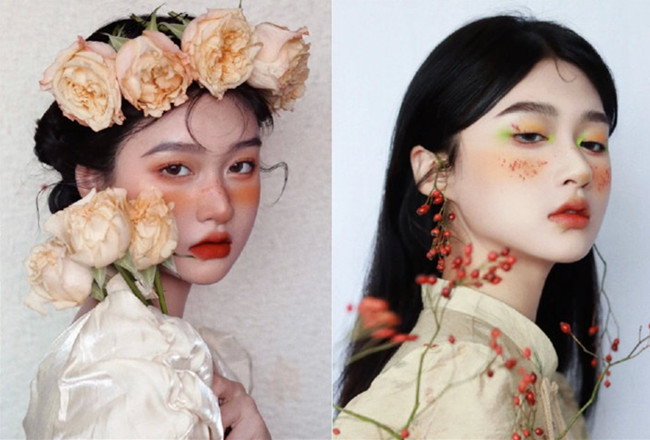 鮮花造型寫真，廣西化妝形象造型培訓(xùn)分享