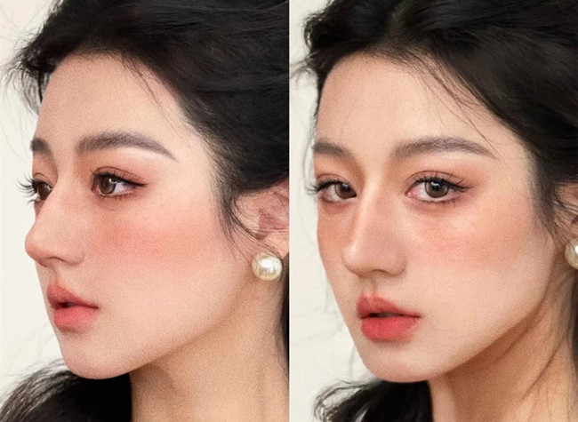 適合方圓臉的天菜畫法，廣西化妝美妝職業(yè)培訓(xùn)分享