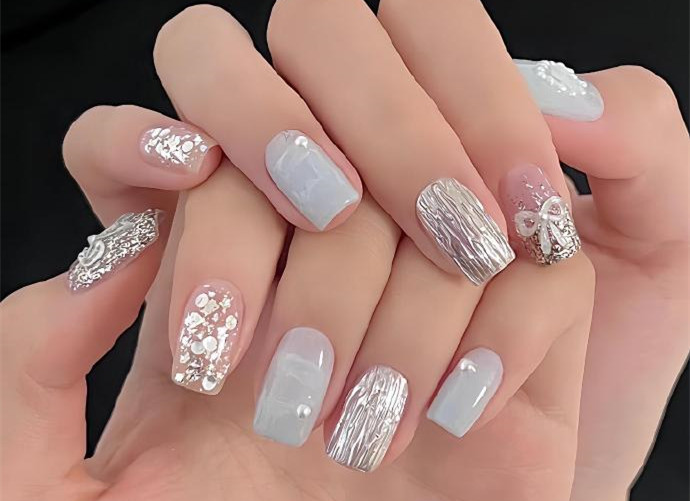 適合打工人的美甲，廣西學(xué)美甲款式