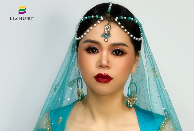 印度造型，廣西化妝學(xué)校品牌作品推薦